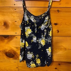 Floral Torrid Spaghetti Strap Tank Top